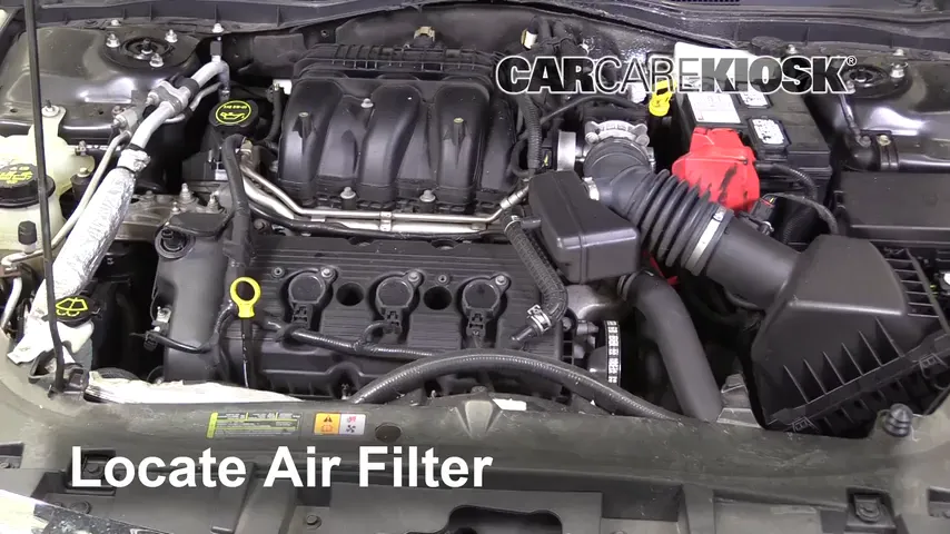 2012 Ford Fusion SEL 3.0L V6 FlexFuel Air Filter (Engine) Replace